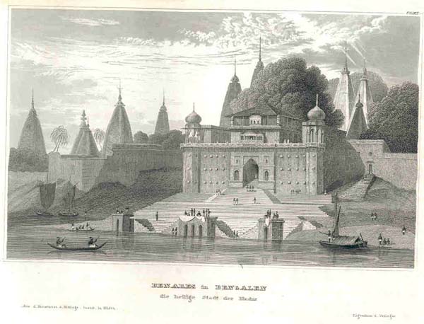 view Benares in Bengalen die heilige Stadt der Hindus by nn