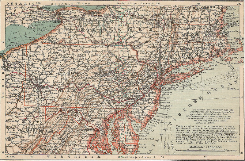 Oostkust Verenigde Staten by F.A. Brockhaus