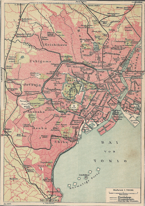 plan Tokio by F.A. Brockhaus
