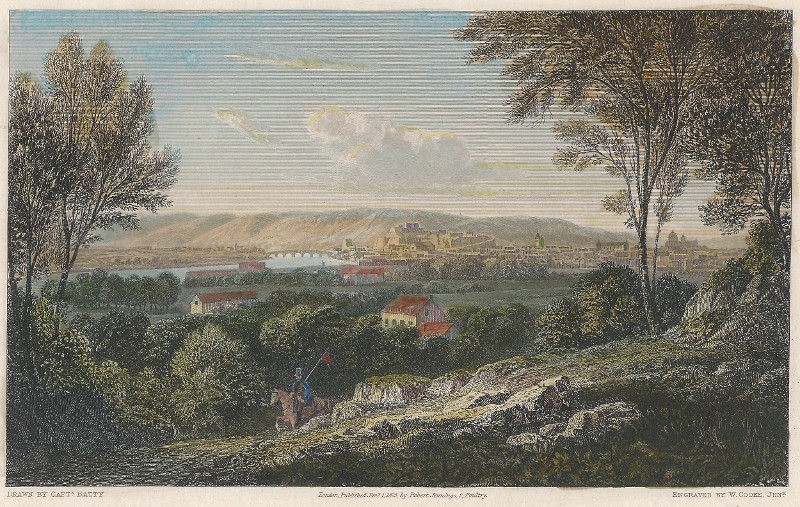 Namur, from the road to Liege by Captain R. Batty, W. Cook