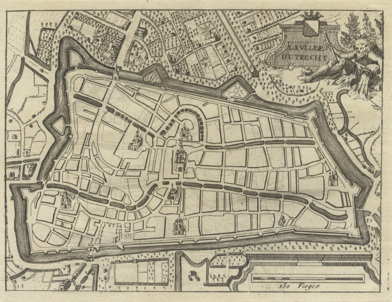 La Ville d´Utrecht by nn naar J. Harrewijn