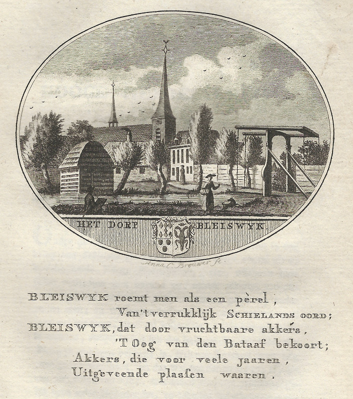 Het dorp Bleiswijk by Anna C. Brouwer