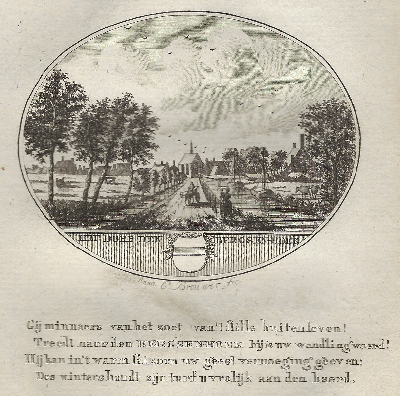 Het dorp den Bergsen-Hoek by Anna C. Brouwer