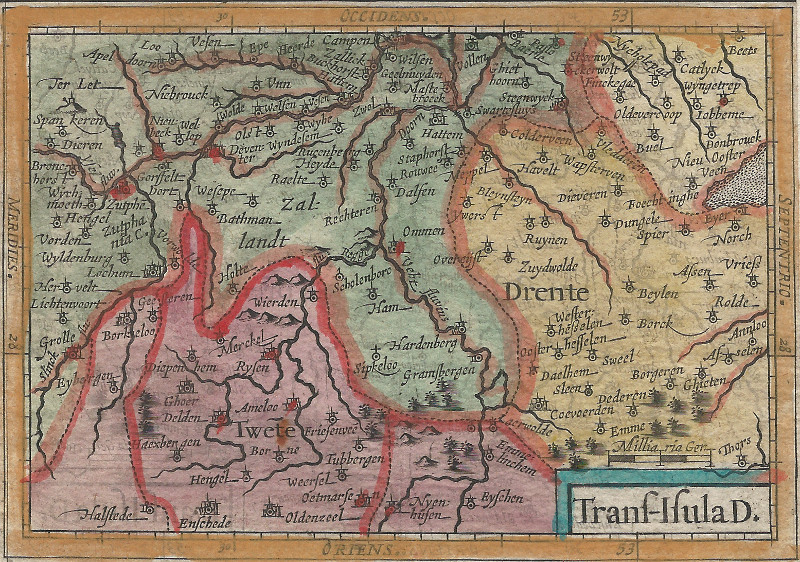 Trans-Isula D. by J. Hondius, P. Bertius