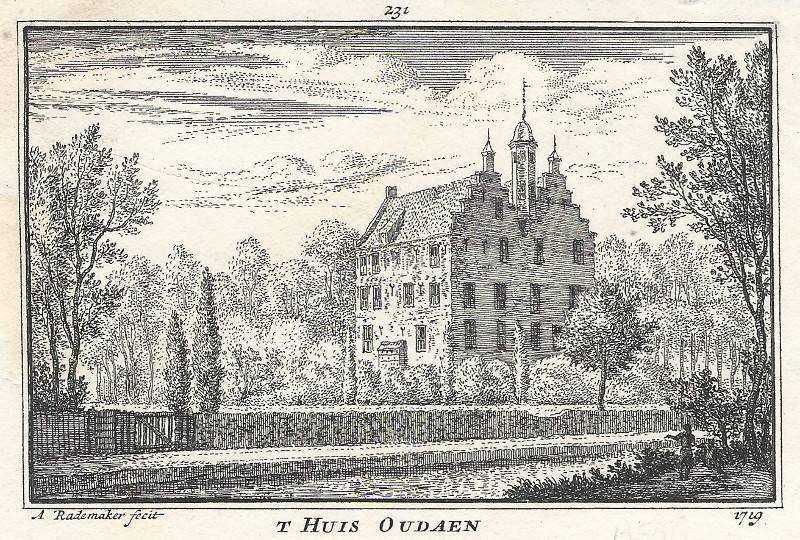 ´t Huis Oudaen by A. Rademaker