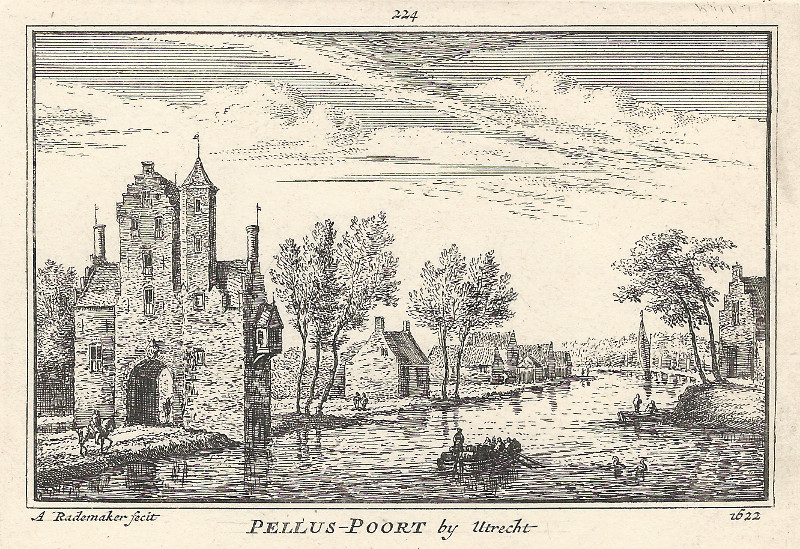 Pellus-Poort bij Utrecht by A. Rademaker