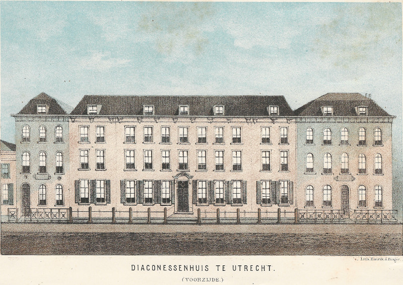 Diaconessenhuis te Utrecht. (voorzijde) by Emrik en Binger