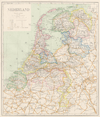 kaart Kaart van Nederland.