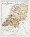 kaart De Bataafsche Republiek in 1798