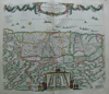 kaart Terra Sancta, sive Promissionis, olim Palestina recens delineata, et in lucem 