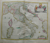 kaart Tabula Italiae Corsicae, Sardiniae, et adjac