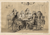small image of the print Gezelschap in discussie thmbnail of Gezelschap in discussie