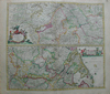 kaart Totius Fluminis RHENI Novissima Descriptio