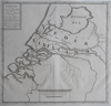 kaart Landkaart van het thans genaamde Holland zoo als dat, in ´t begin der vyfde eeuwe, door