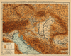 kaart Oostenrijk Hongarije (Natuurk. Overzicht)