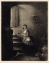 small image of the print Vrouw met muizenval thmbnail of Vrouw met muizenval