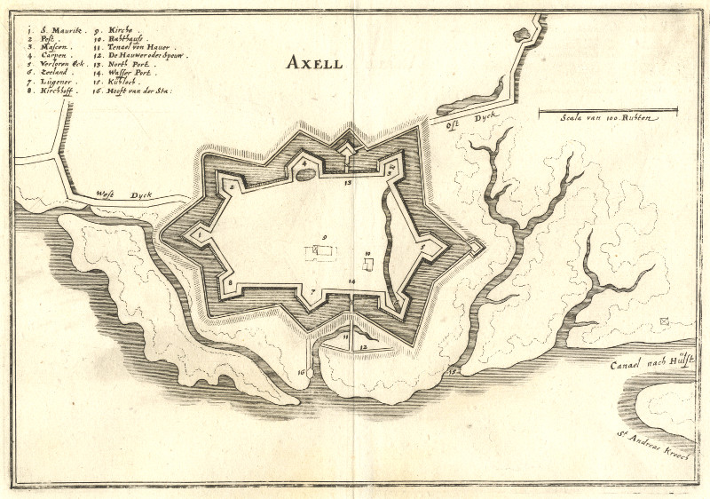 afbeelding van plattegrond Axell van Merian (Axel)